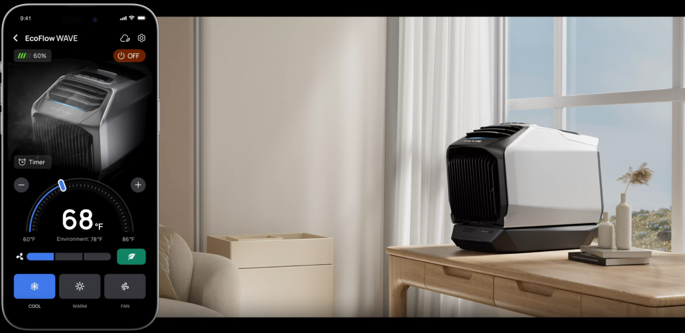 エコフロー　Wave2 EcoFlow WAVE 2 ポータブルエアコン | EcoFlow JP